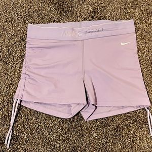 Lavender Nike Pro Dri-Fit Shorts